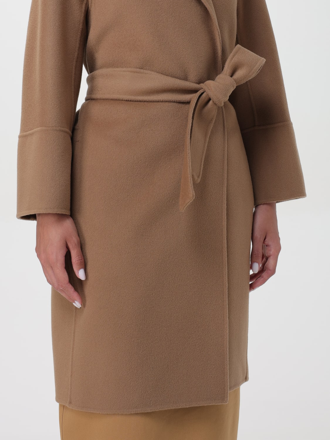 'S MAX MARA COAT: Coat woman 's Max Mara, Camel - Img 5