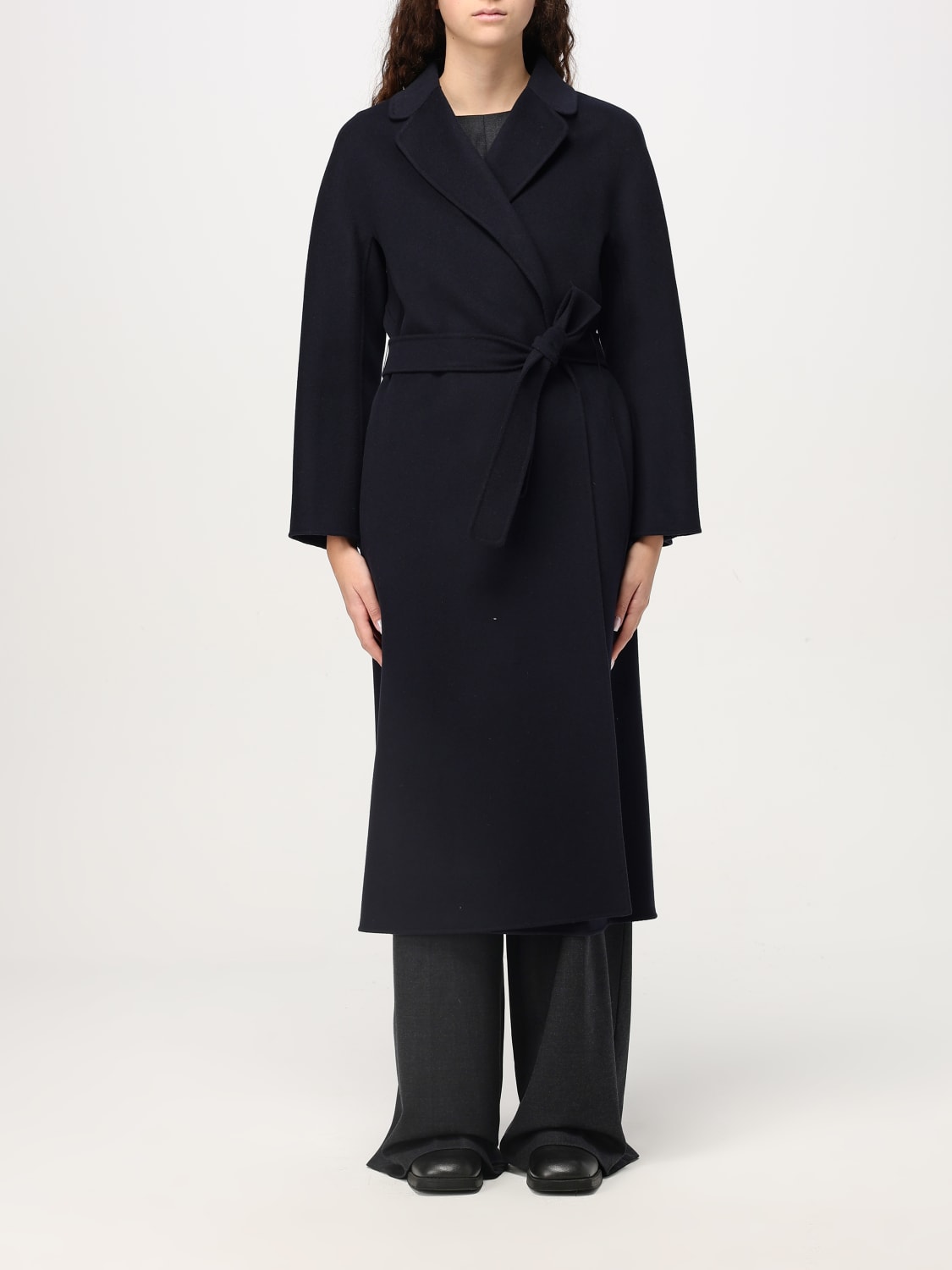 'S MAX MARA COAT: Coat woman 's Max Mara, Blue - Img 1