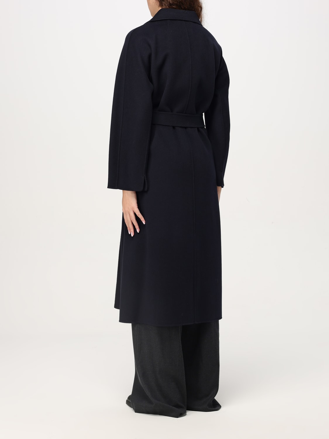 'S MAX MARA COAT: Coat woman 's Max Mara, Blue - Img 2