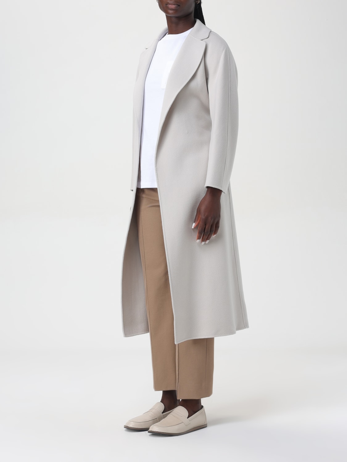 'S MAX MARA ABRIGO: Abrigo mujer 's Max Mara, Hielo - Img 4