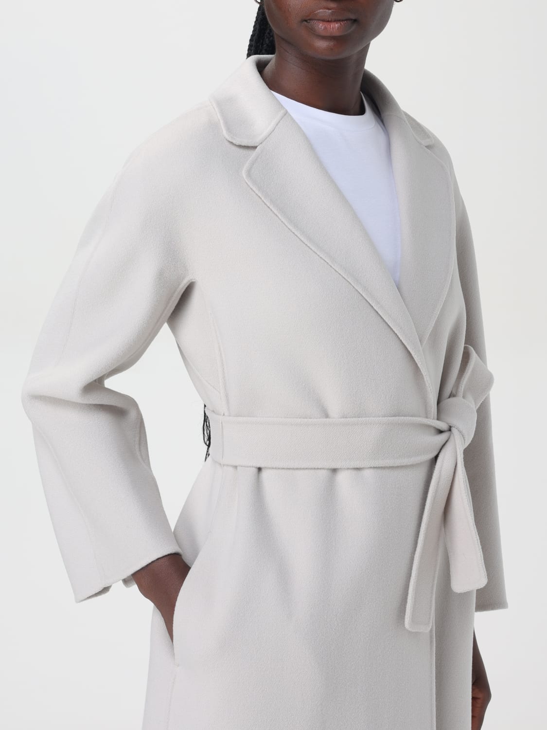 'S MAX MARA ABRIGO: Abrigo mujer 's Max Mara, Hielo - Img 5