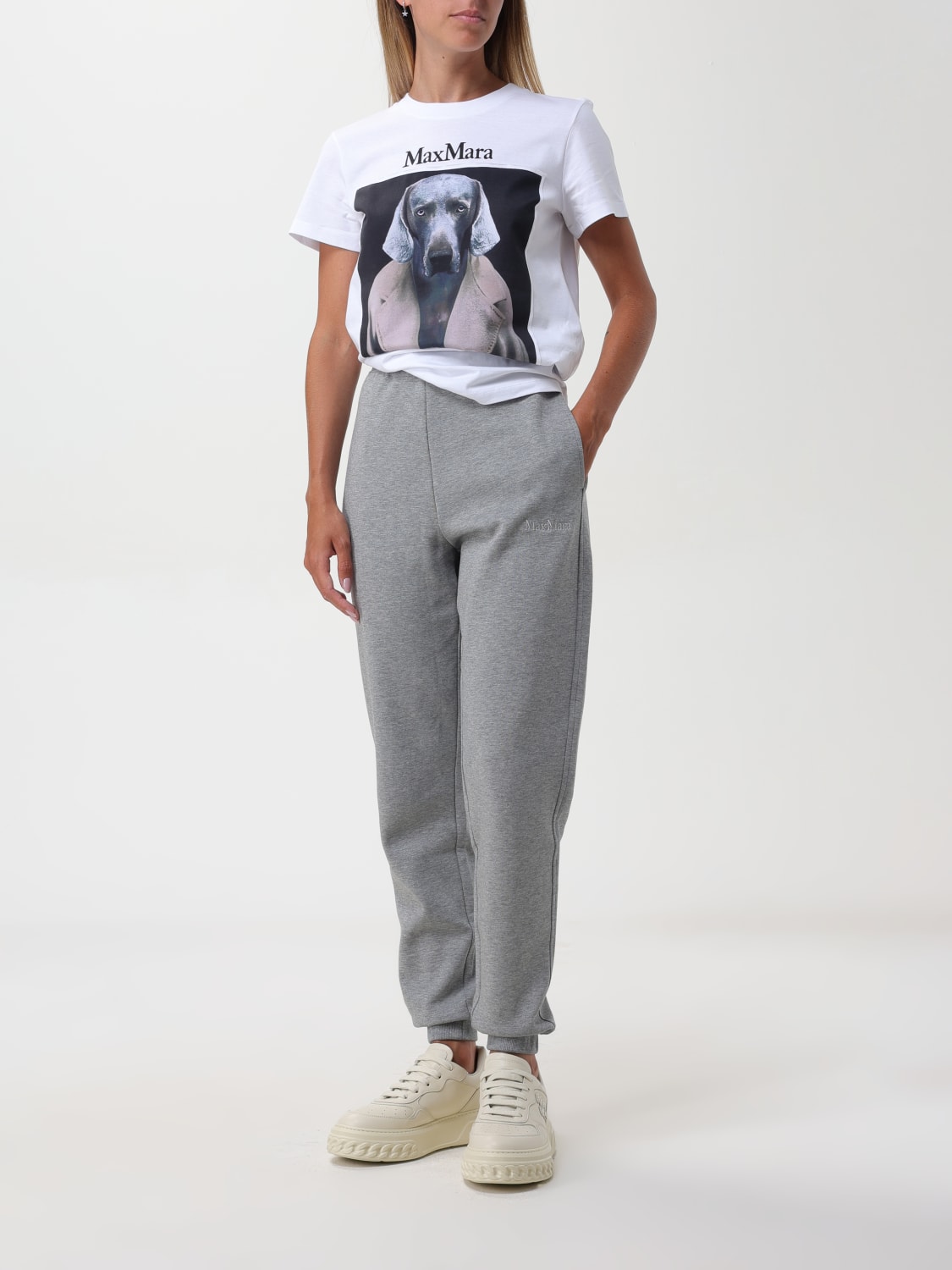 'S MAX MARA PANTS: Pants woman 's Max Mara, Grey - Img 2