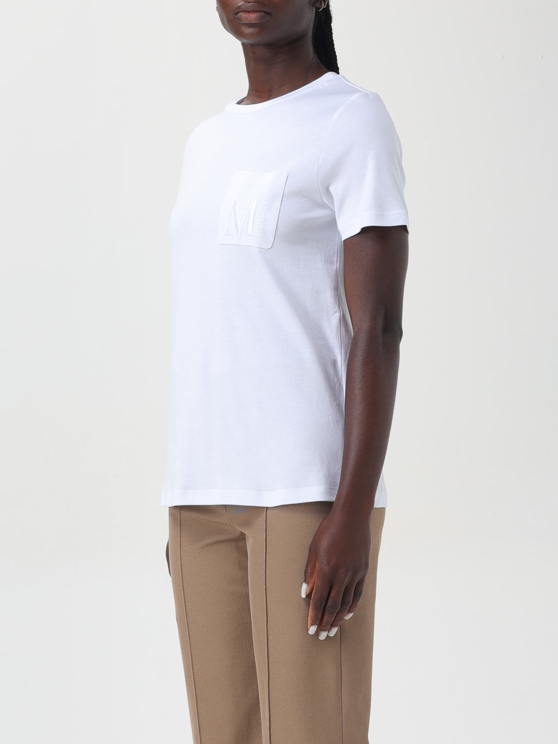 'S MAX MARA T-SHIRT: T-shirt woman 's Max Mara, White - Img 4