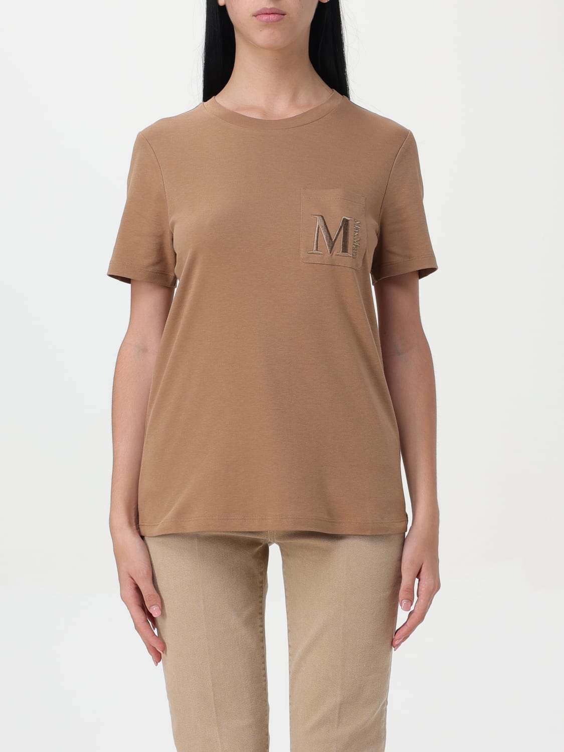 'S MAX MARA T-SHIRT: T-shirt damen 's Max Mara, Camel - Img 1