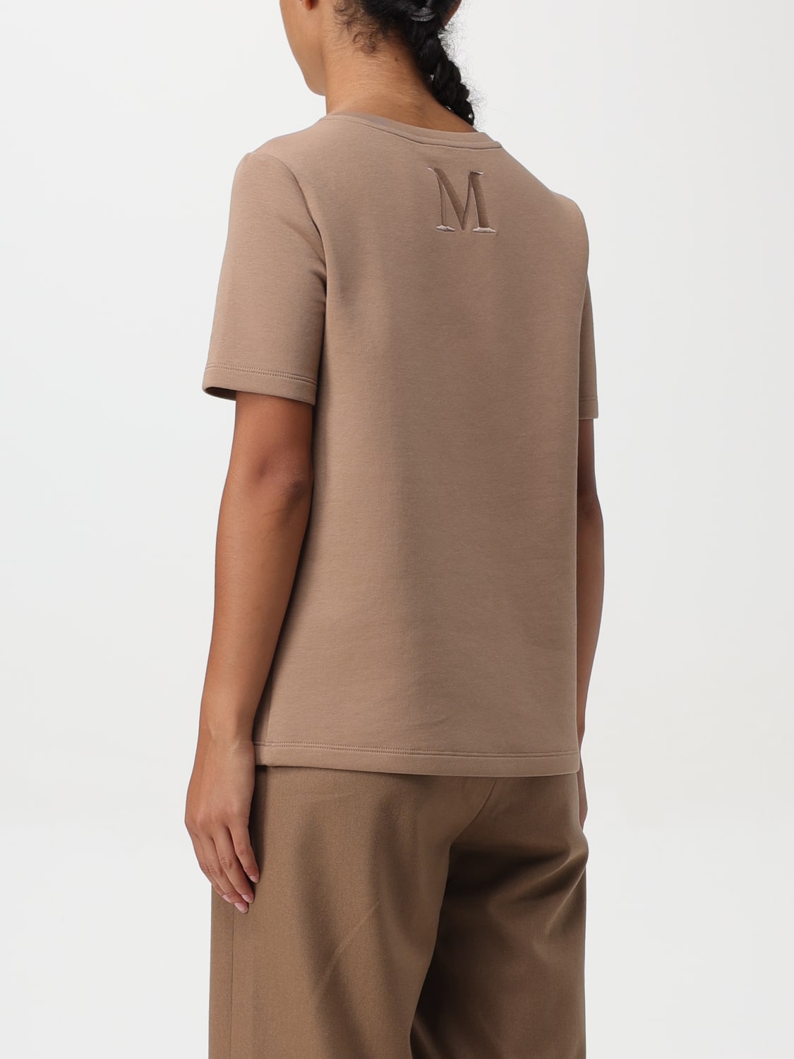 'S MAX MARA T-SHIRT: T-shirt woman 's Max Mara, Brown - Img 2