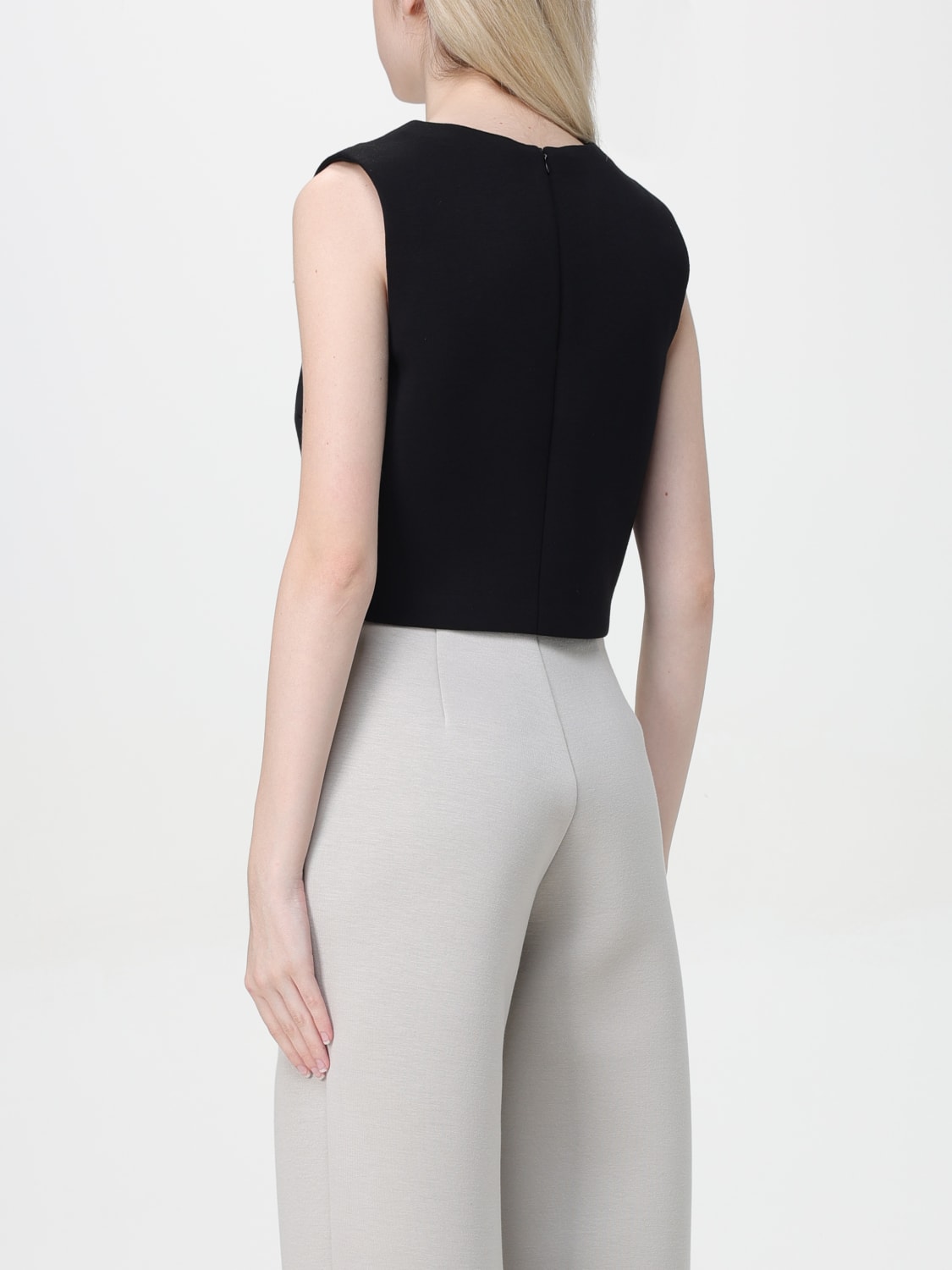 'S MAX MARA TOP: Top woman 's Max Mara, Black - Img 2