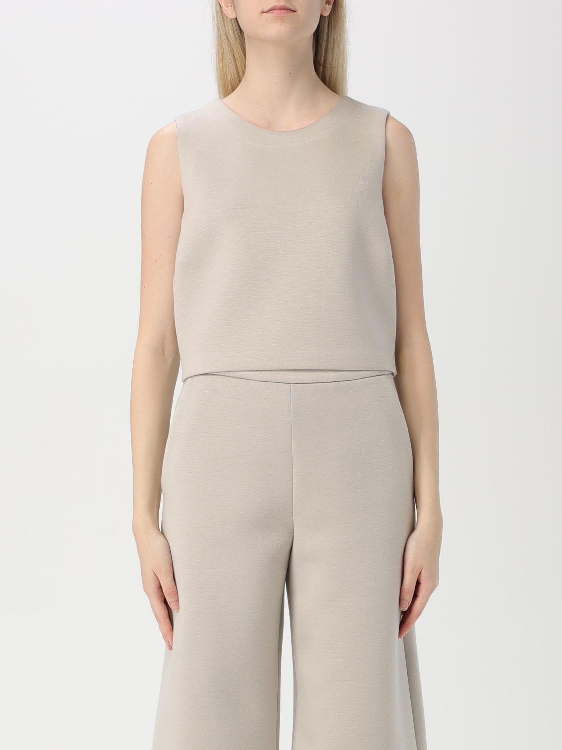 'S MAX MARA TOP: Top woman 's Max Mara, Yellow Cream - Img 1