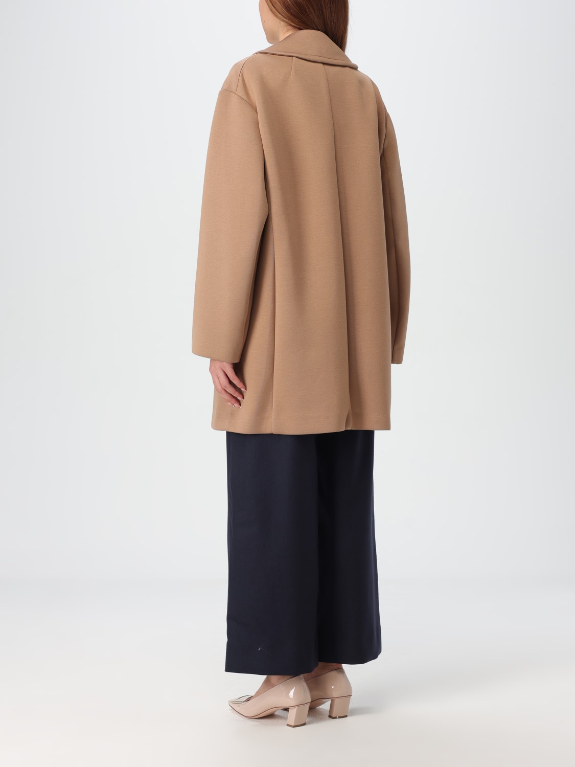 'S MAX MARA COAT: Coat woman 's Max Mara, Camel - Img 3