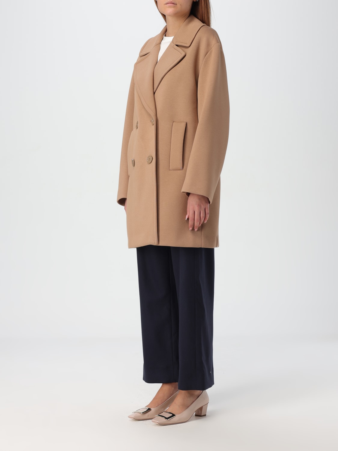 'S MAX MARA COAT: Coat woman 's Max Mara, Camel - Img 4