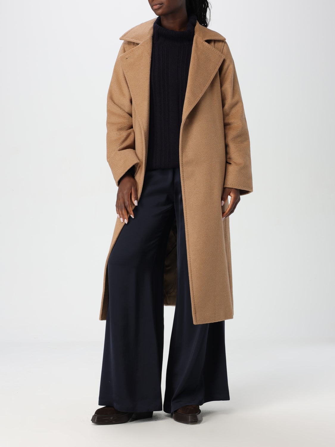 MAX MARA COAT: Coat woman Max Mara, Camel - Img 2