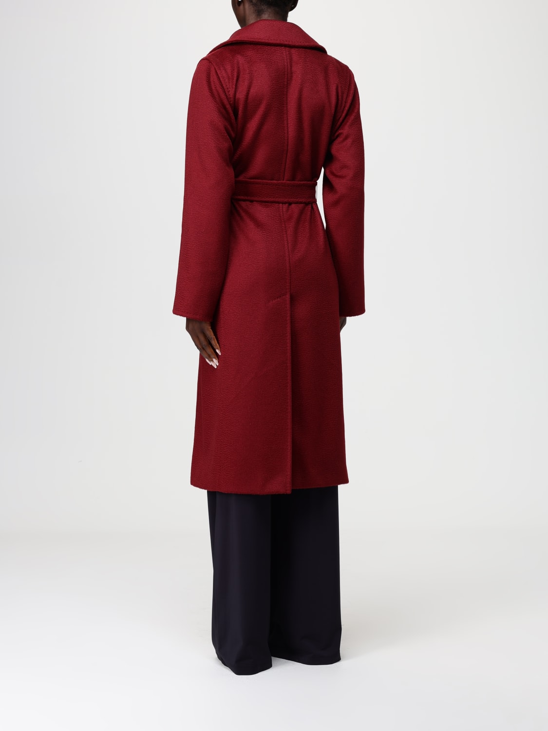 MAX MARA COAT: Coat woman Max Mara, Raspberry - Img 3
