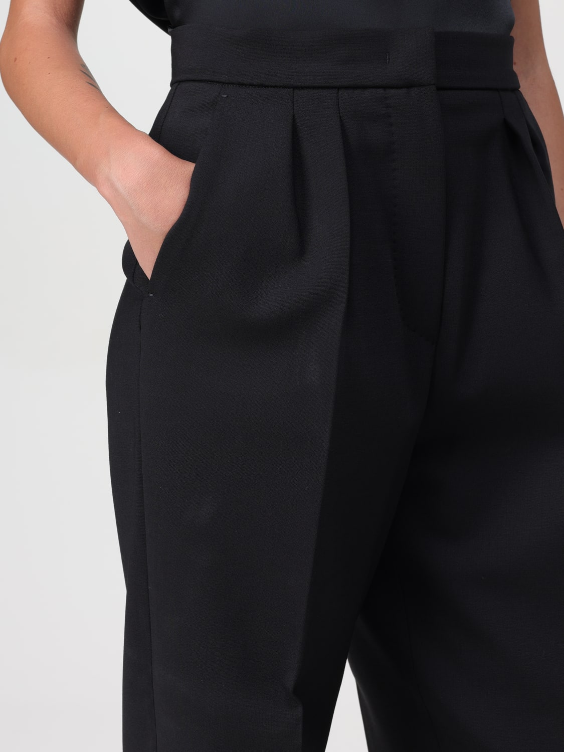 MAX MARA PANTS: Pants woman Max Mara, Black - Img 5