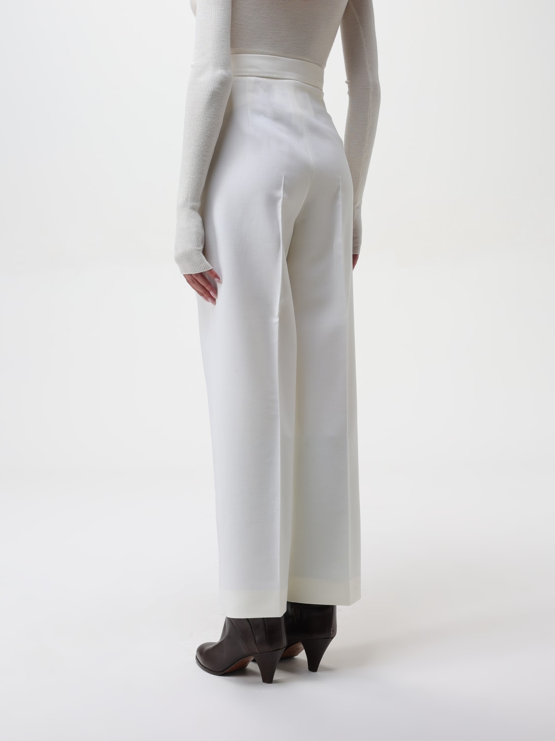 MAX MARA PANTS: Pants woman Max Mara, Cream - Img 2