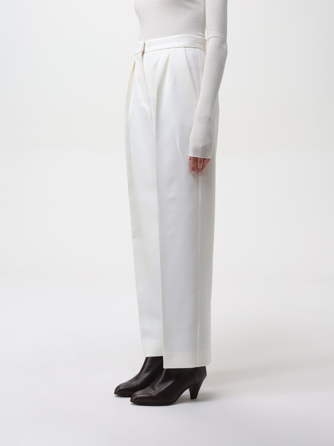 MAX MARA PANTS: Pants woman Max Mara, Cream - Img 3