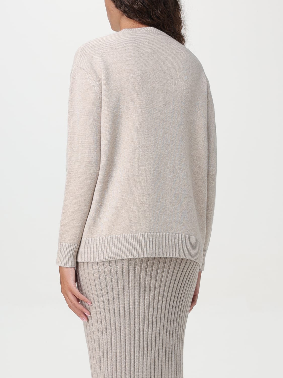 MAX MARA SWEATER: Sweater woman Max Mara, Beige - Img 3