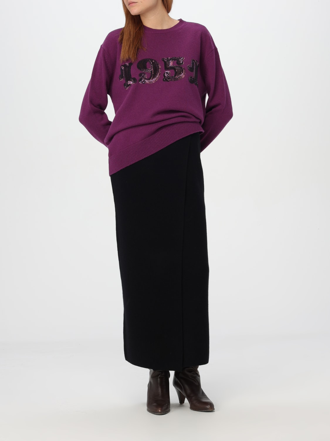 MAX MARA SWEATER: Sweater woman Max Mara, Sangria - Img 2