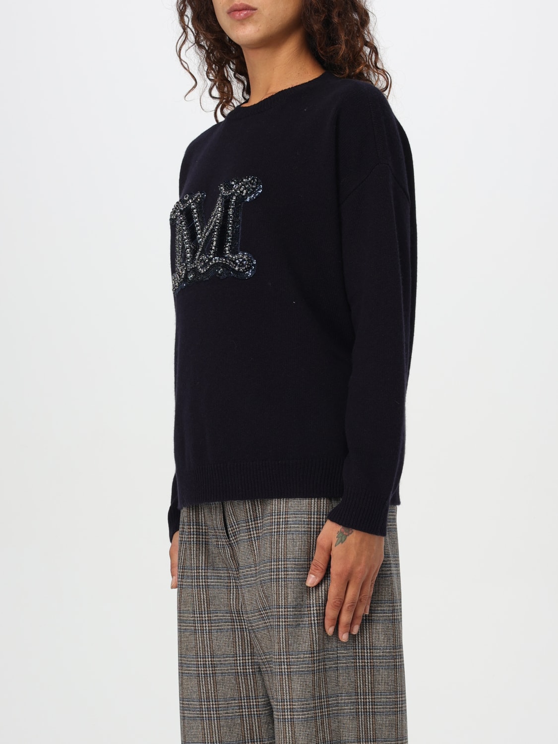 MAX MARA PULLOVER: Pullover damen Max Mara, Blau - Img 3