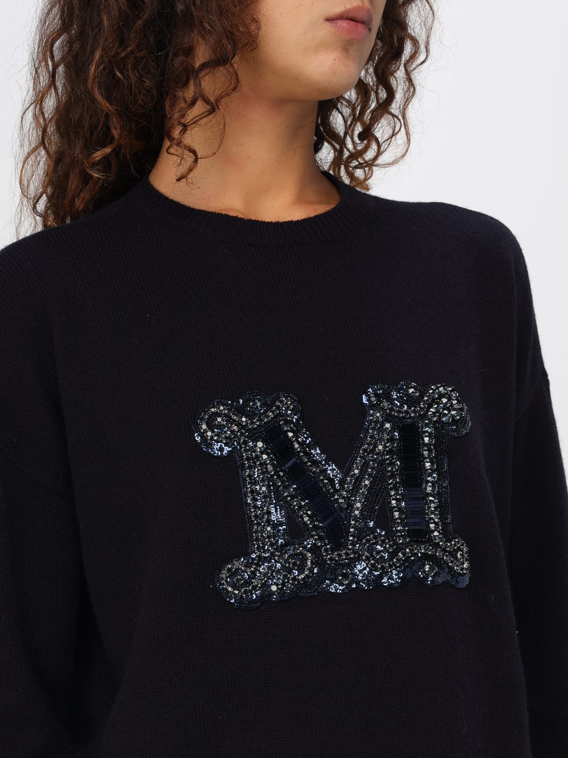 MAX MARA PULLOVER: Pullover damen Max Mara, Blau - Img 4