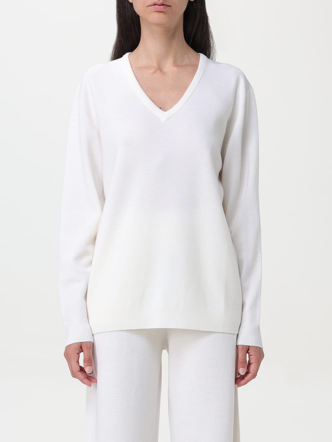 MAX MARA SWEATER: Sweater woman Max Mara, White - Img 1