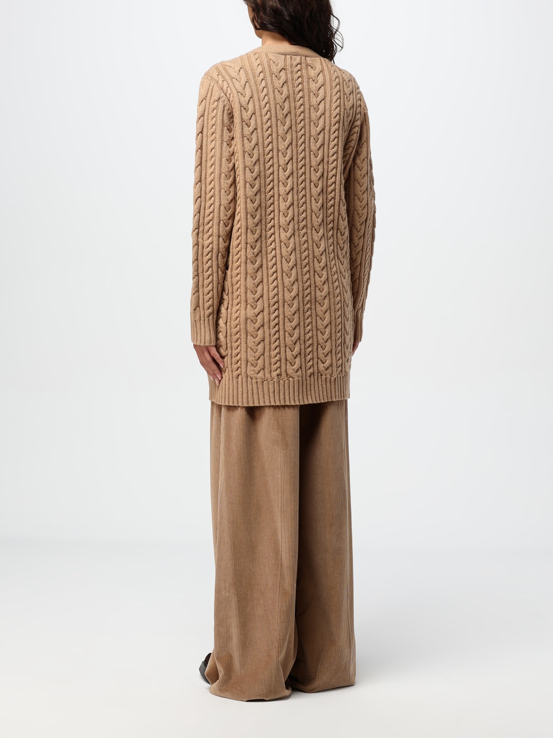 MAX MARA CARDIGAN: Sweater woman Max Mara, Camel - Img 3