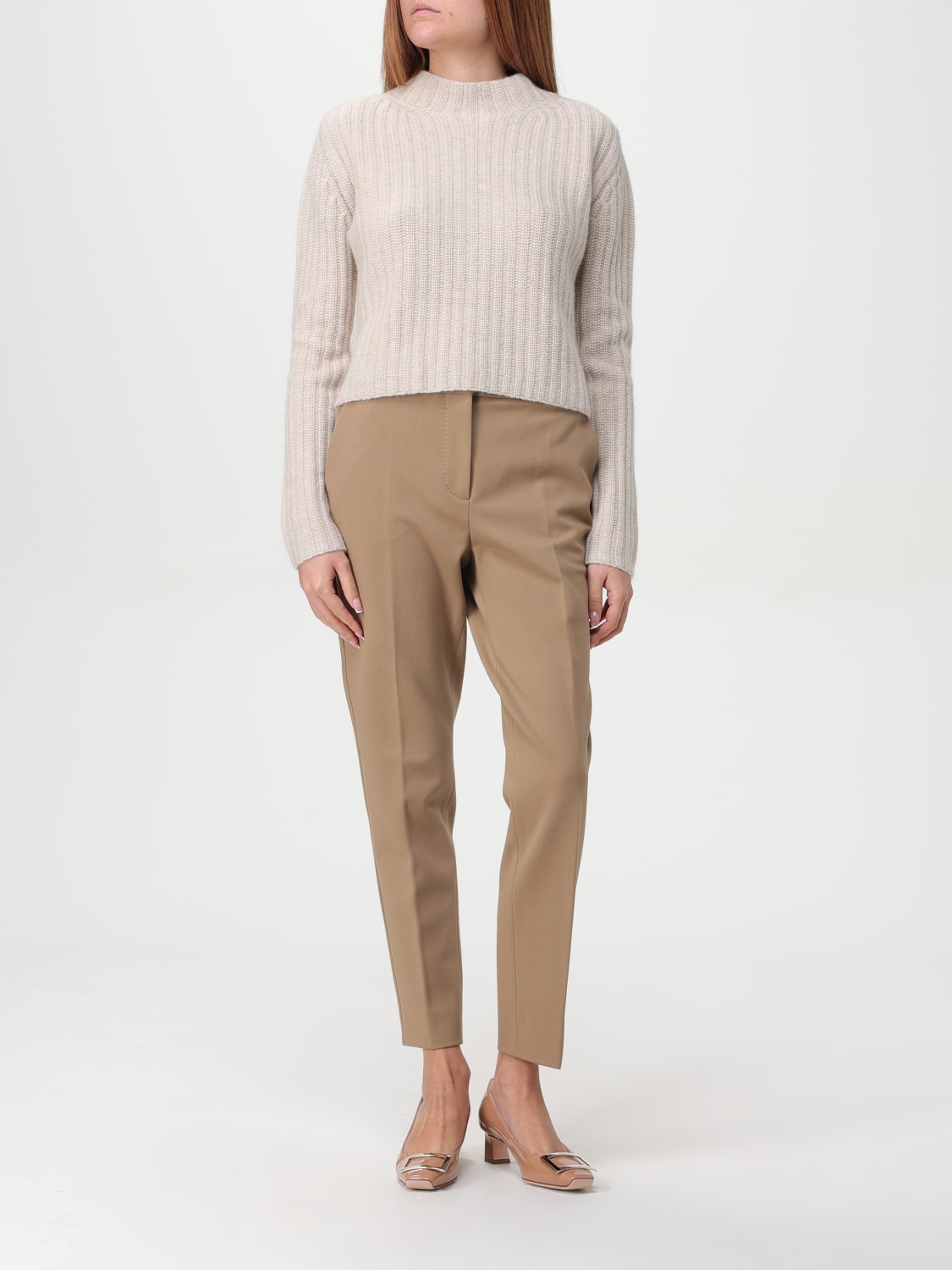 MAX MARA JERSEY: Jersey mujer Max Mara, Beige - Img 2