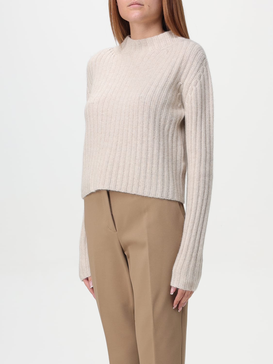 MAX MARA SWEATER: Sweater woman Max Mara, Beige - Img 4