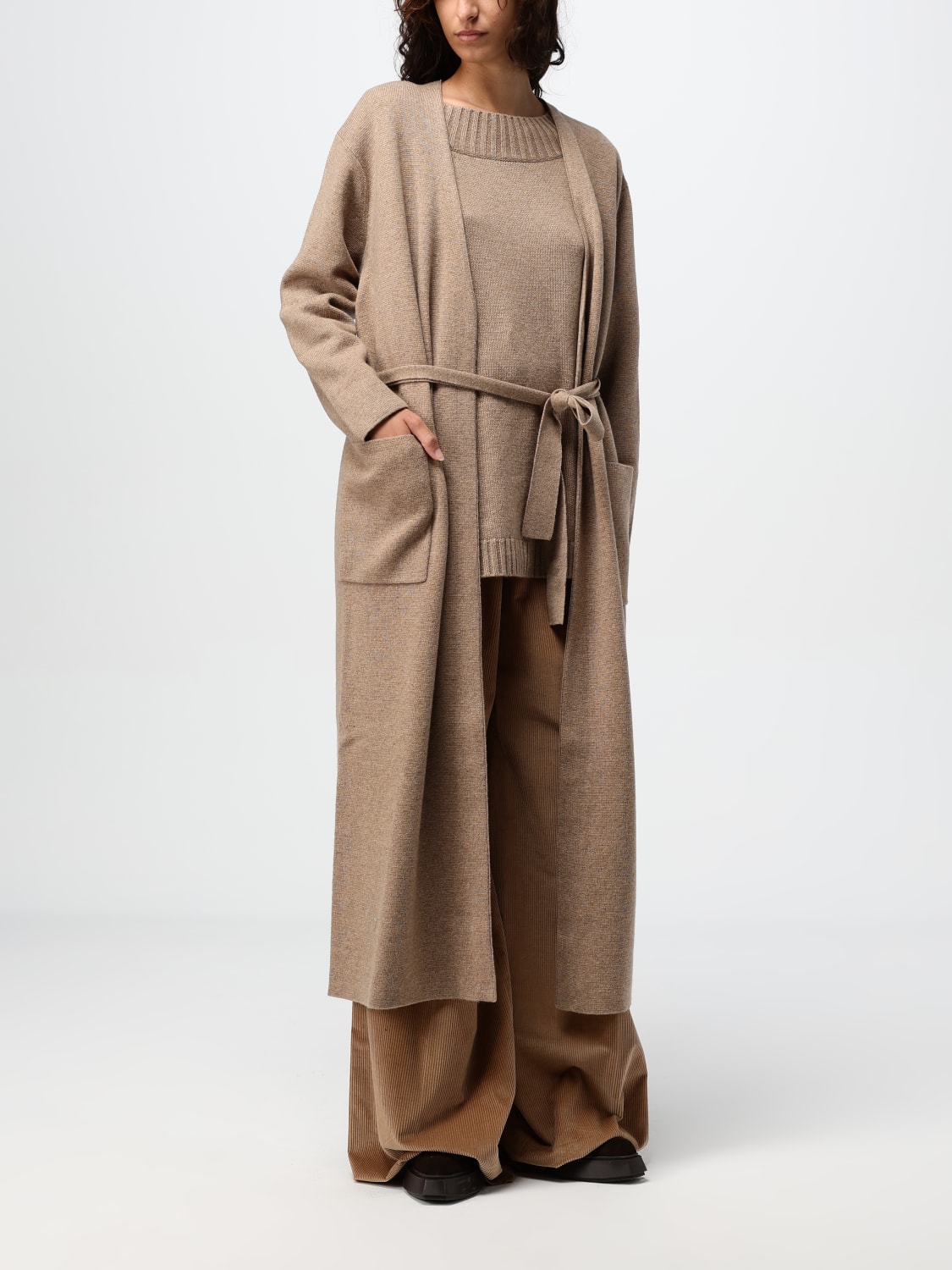 MAX MARA БРЮКИ: Брюки Женское Max Mara, Желто-Коричневый - Img 2