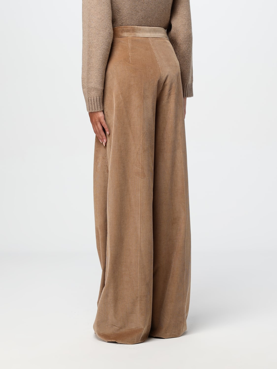 MAX MARA PANTS: Pants woman Max Mara, Camel - Img 3