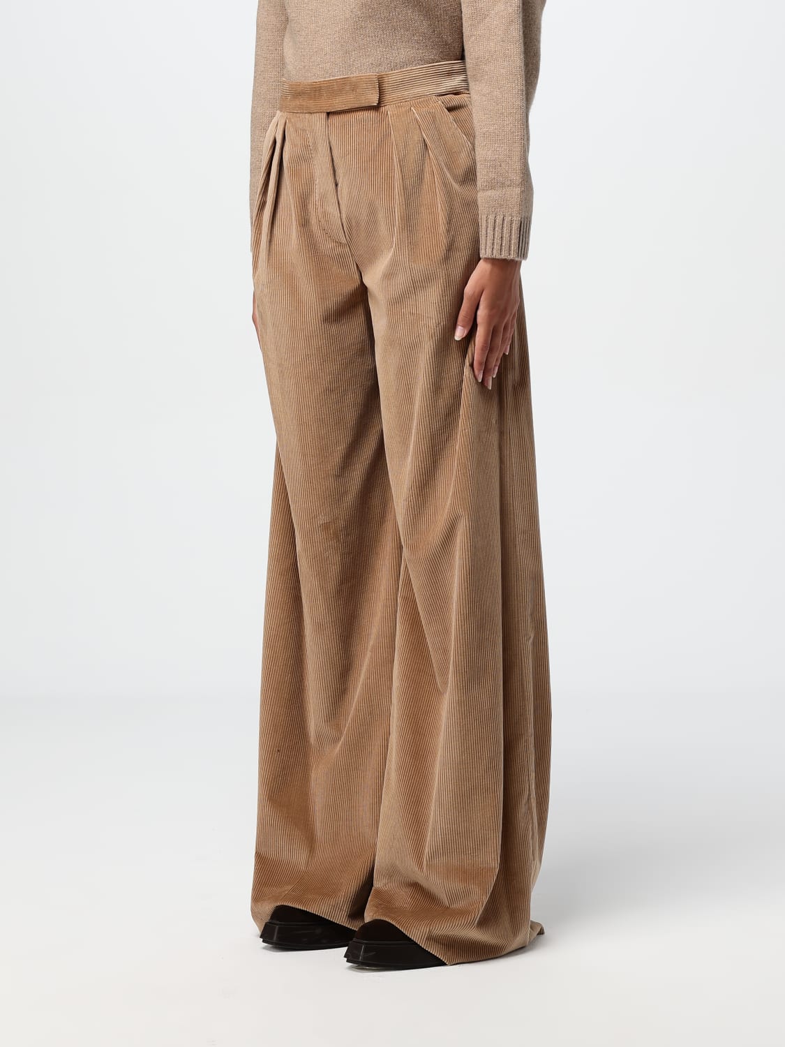 MAX MARA PANTS: Pants woman Max Mara, Camel - Img 4