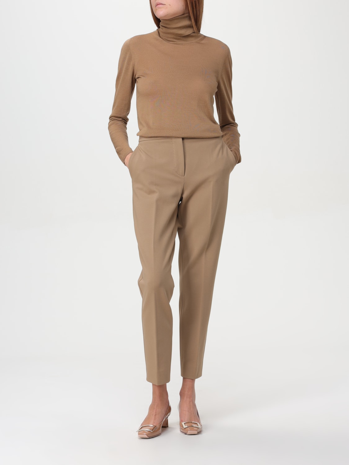 MAX MARA SWEATER: Sweater woman Max Mara, Camel - Img 2