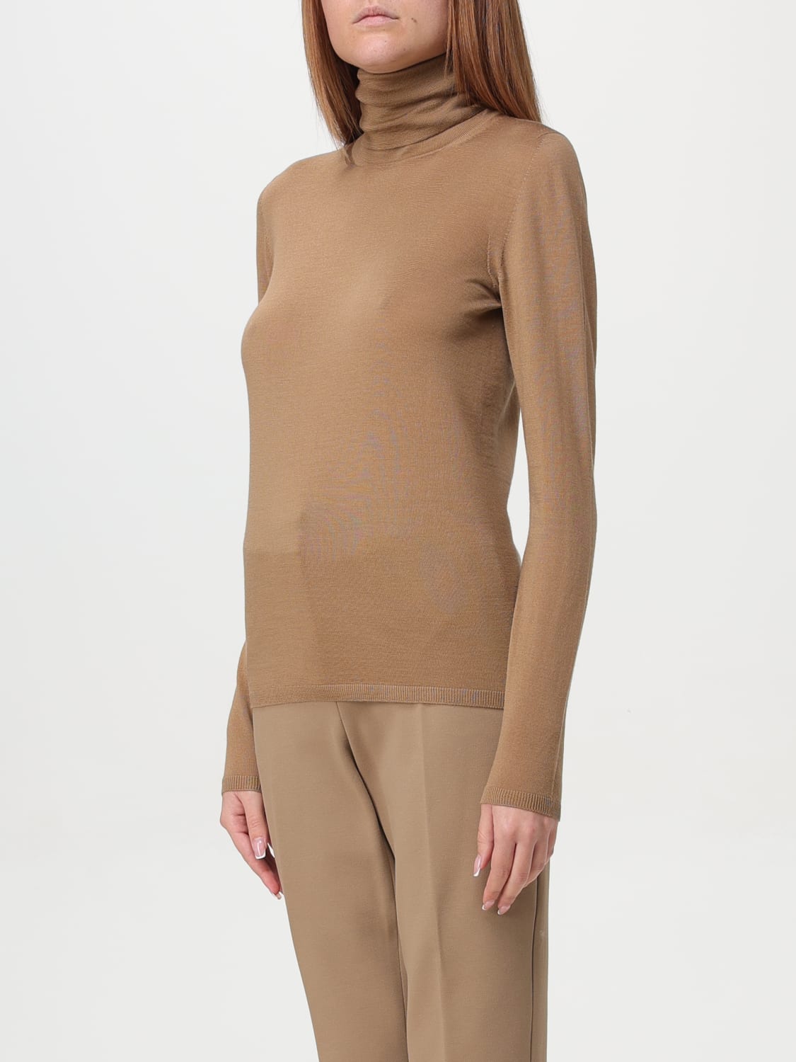 MAX MARA SWEATER: Sweater woman Max Mara, Camel - Img 4