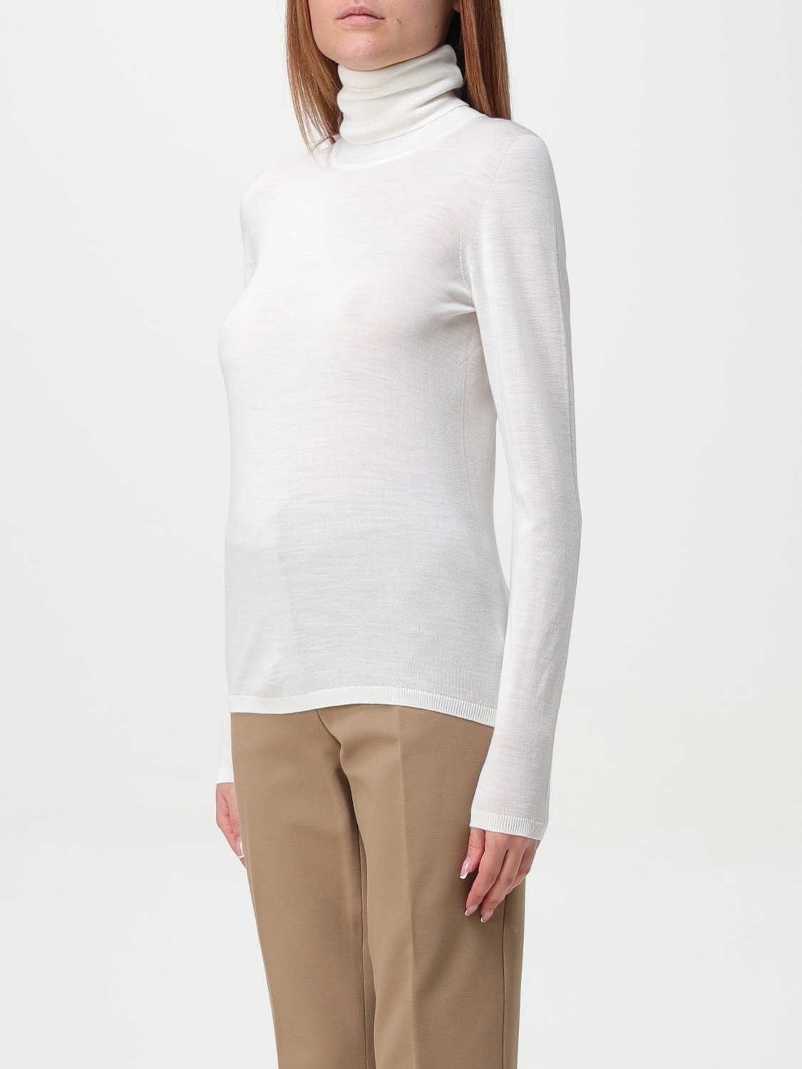 MAX MARA SWEATER: Sweater woman Max Mara, Yellow Cream - Img 4