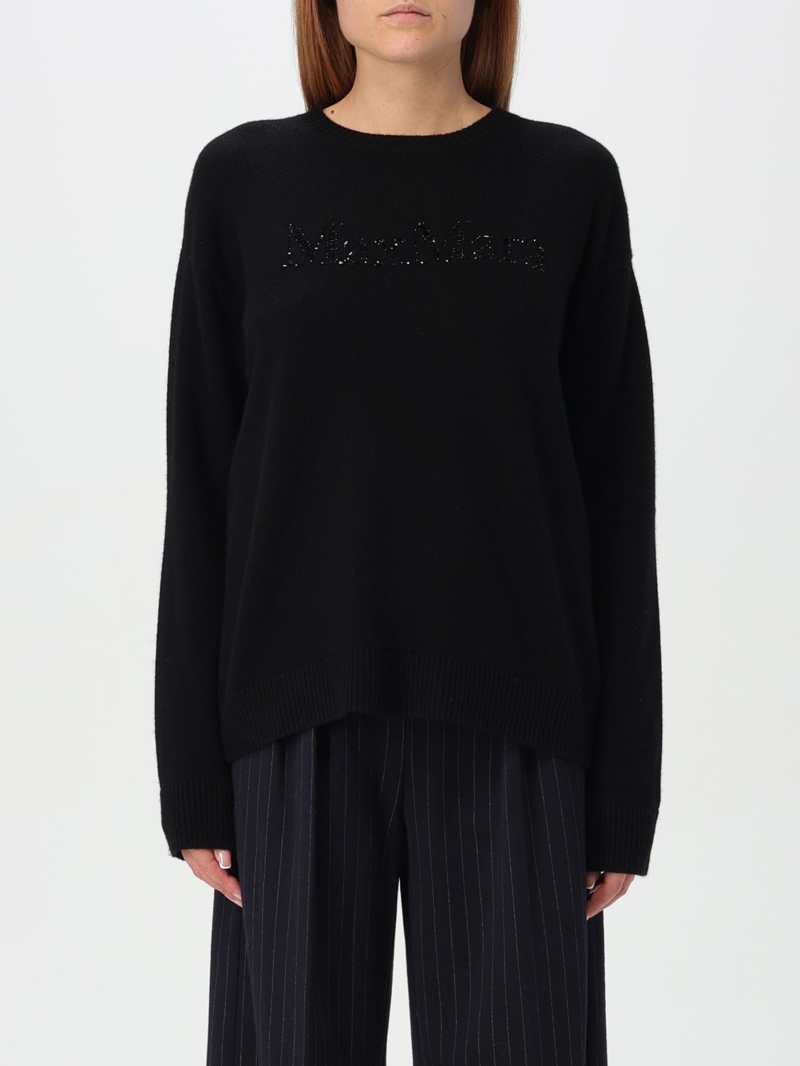 'S MAX MARA SWEATER: Sweater woman 's Max Mara, Black - Img 1