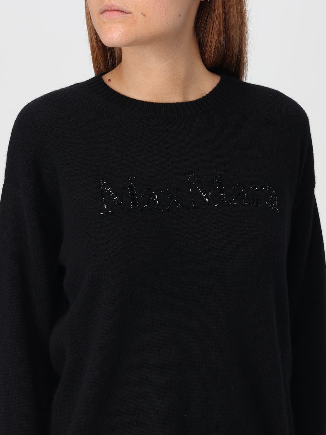 'S MAX MARA SWEATER: Sweater woman 's Max Mara, Black - Img 5