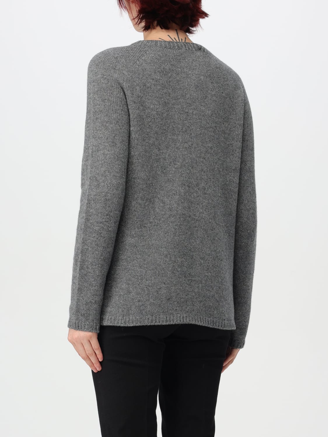 'S MAX MARA SWEATER: Sweater woman 's Max Mara, Grey - Img 2