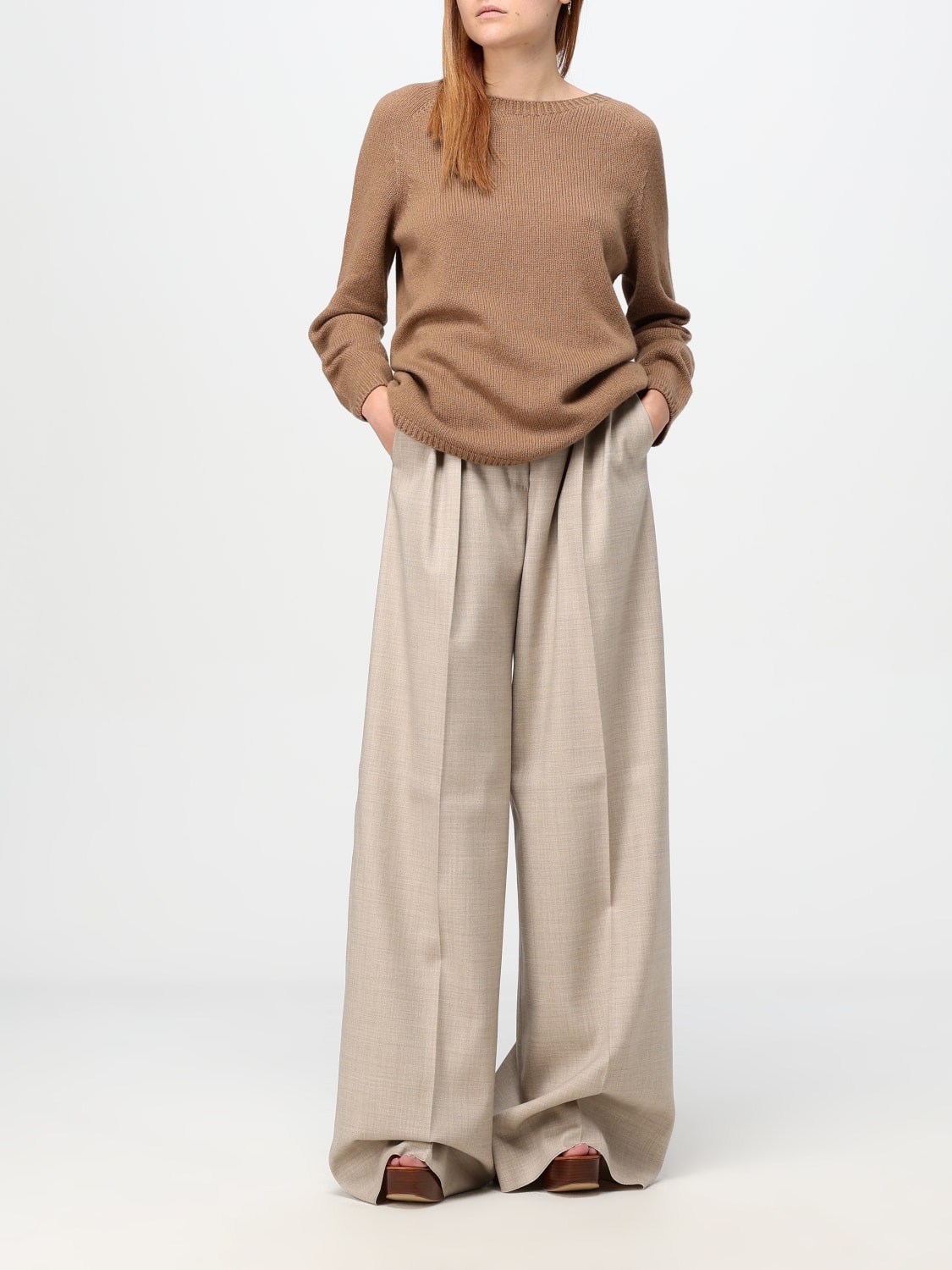 'S MAX MARA SWEATER: Sweater woman 's Max Mara, Camel - Img 2