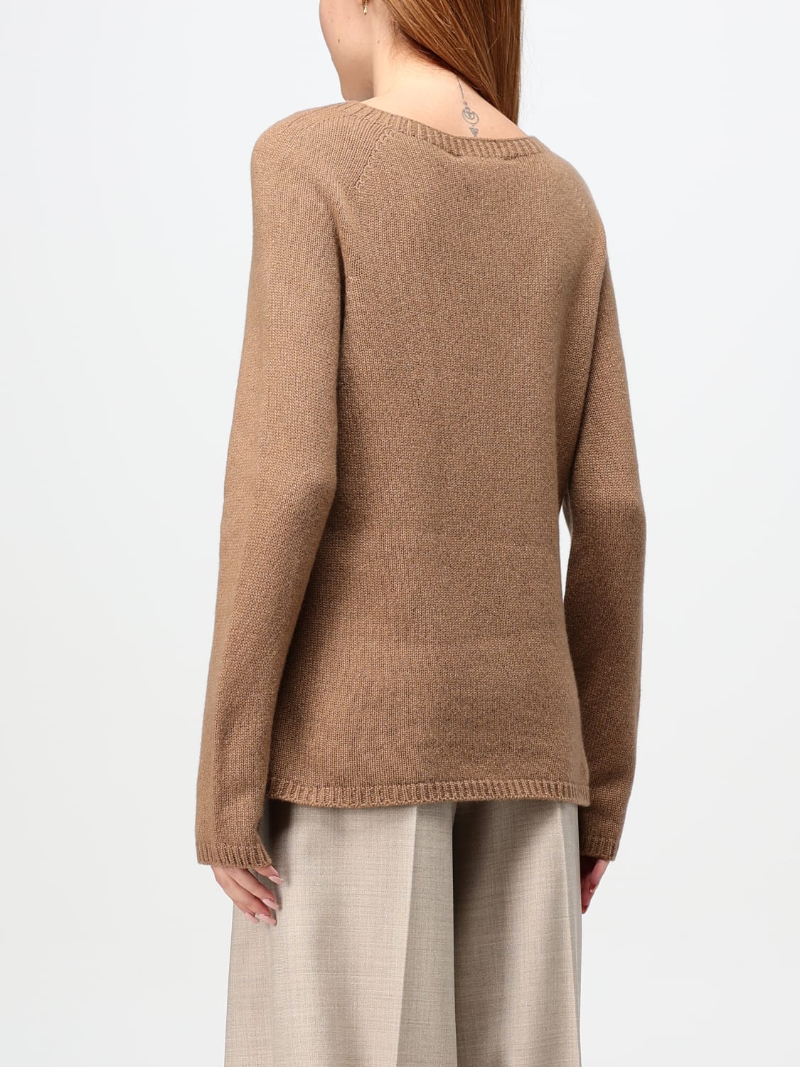 'S MAX MARA SWEATER: Sweater woman 's Max Mara, Camel - Img 3