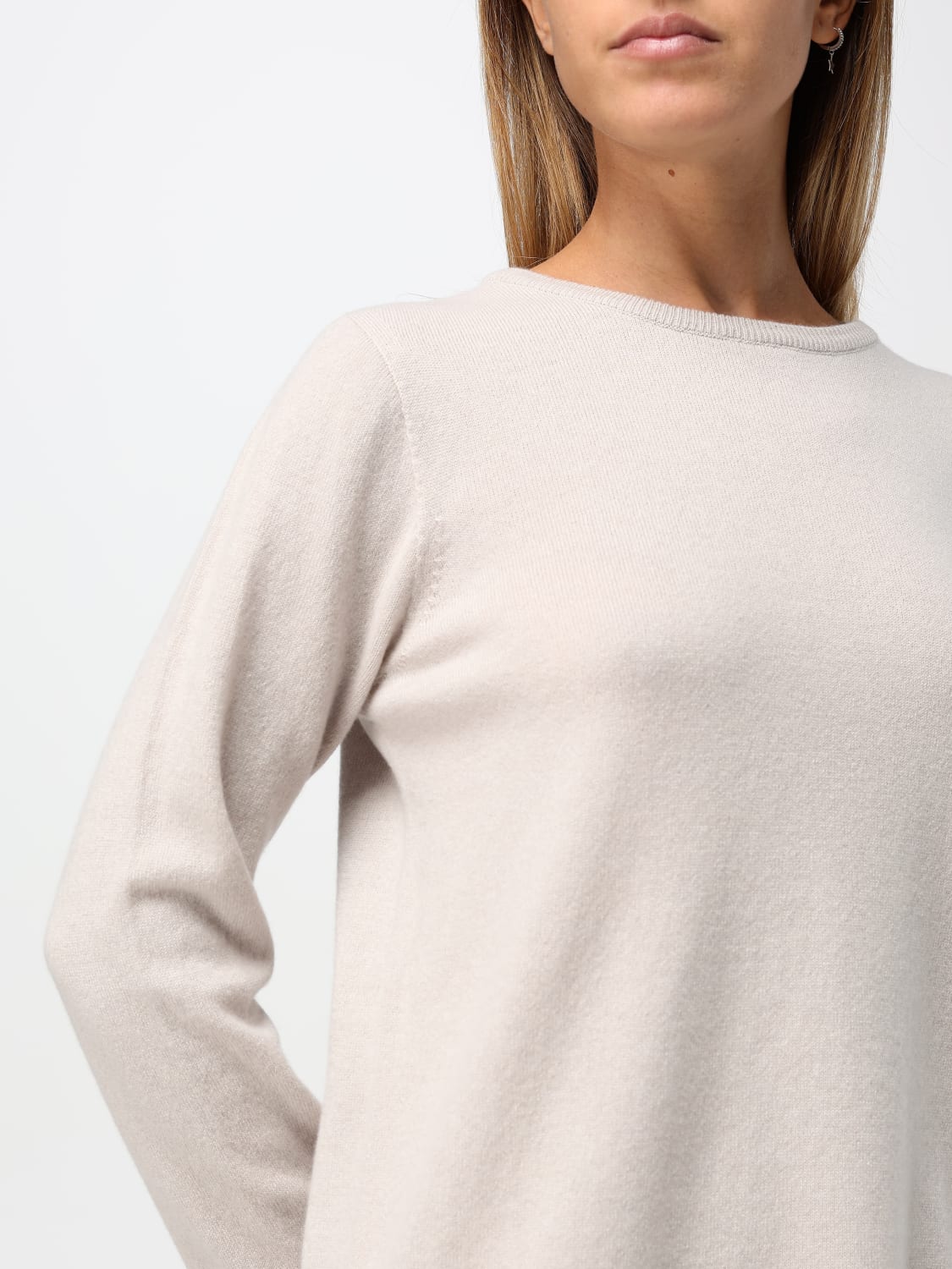 'S MAX MARA MAGLIA: Maglia in cashmere 's Max Mara, Grigio - Img 5