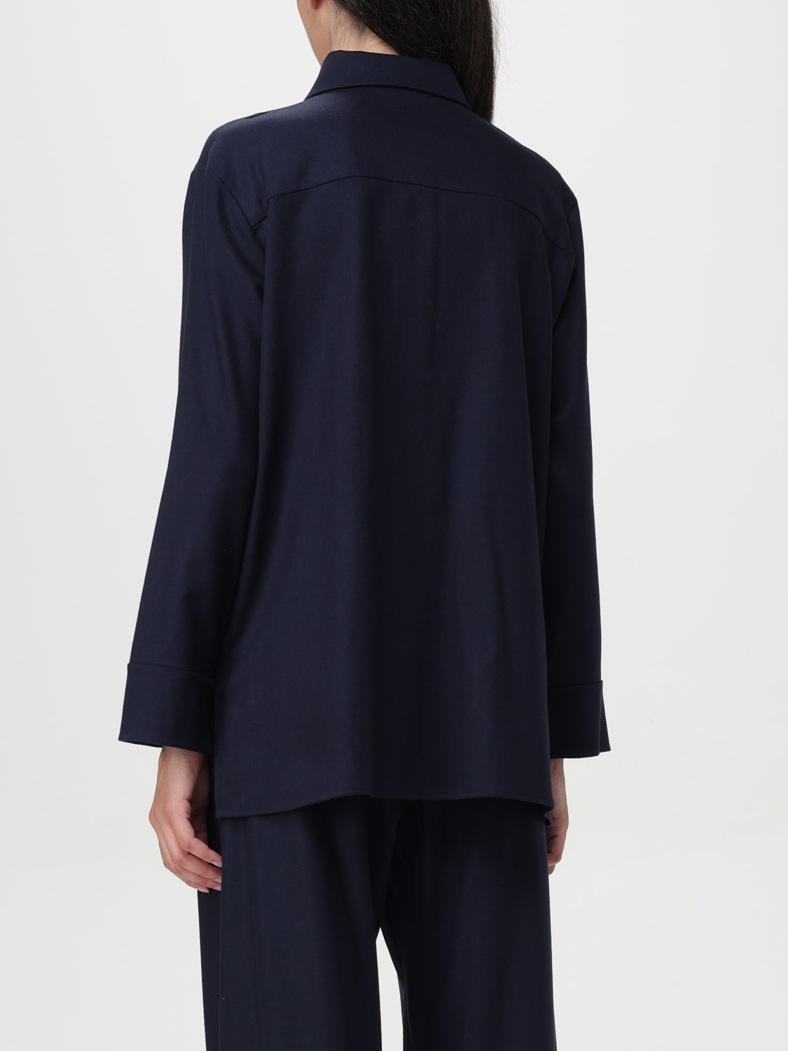 'S MAX MARA SHIRT: Shirt woman 's Max Mara, Blue - Img 3