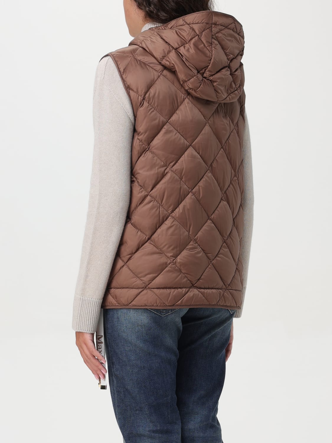 MAX MARA THE CUBE WAISTCOAT: Max Mara The Cube women's vest, Camel - Img 2