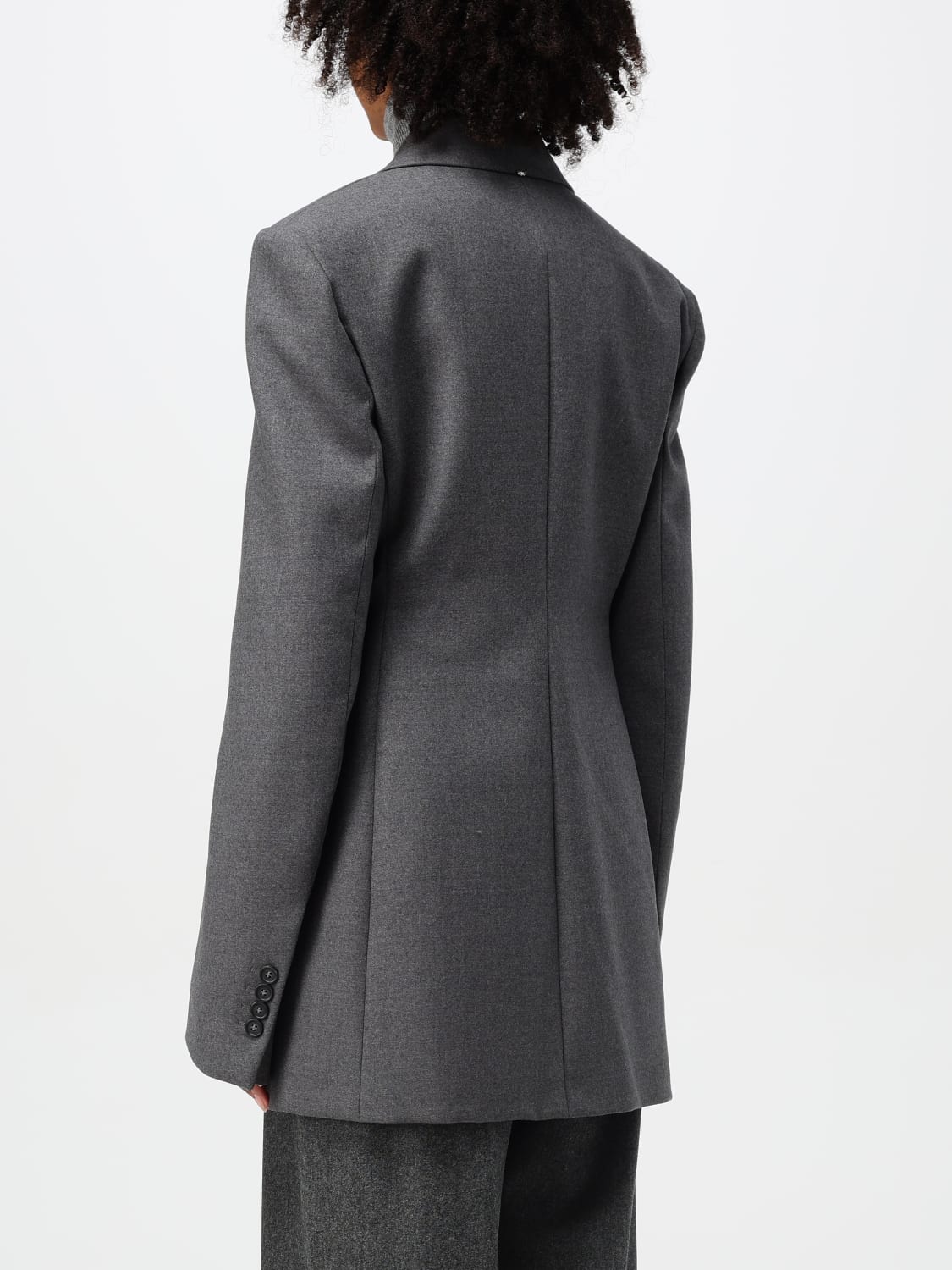 アウターその他 SPORTMAX Woman Blazer Grey 2422046012600 002 Sportmax Outlet: Blazer woman - Grey | Sportmax blazer