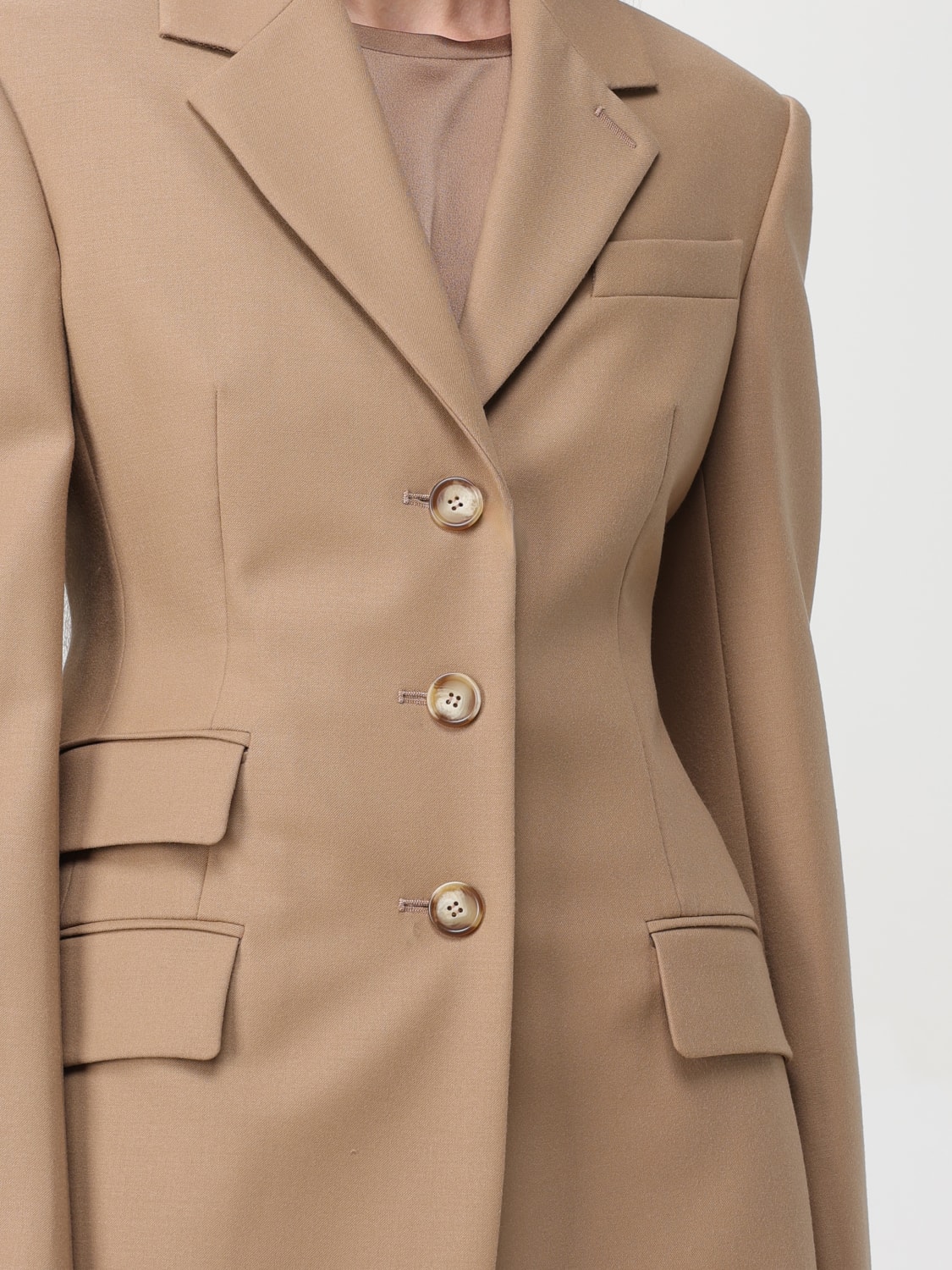 SPORTMAX BLAZER: Blazer a monopetto Sportmax, Biscotto - Img 5
