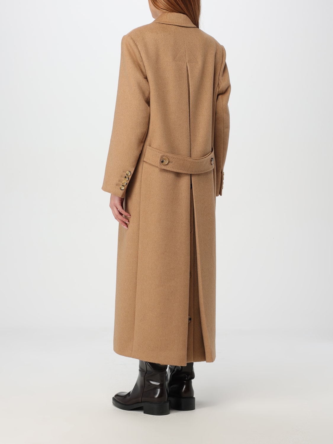 MAX MARA COAT: Coat woman Max Mara, Camel - Img 3