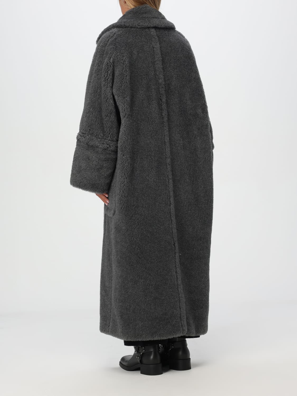 MAX MARA COAT: Coat woman Max Mara, Grey - Img 3