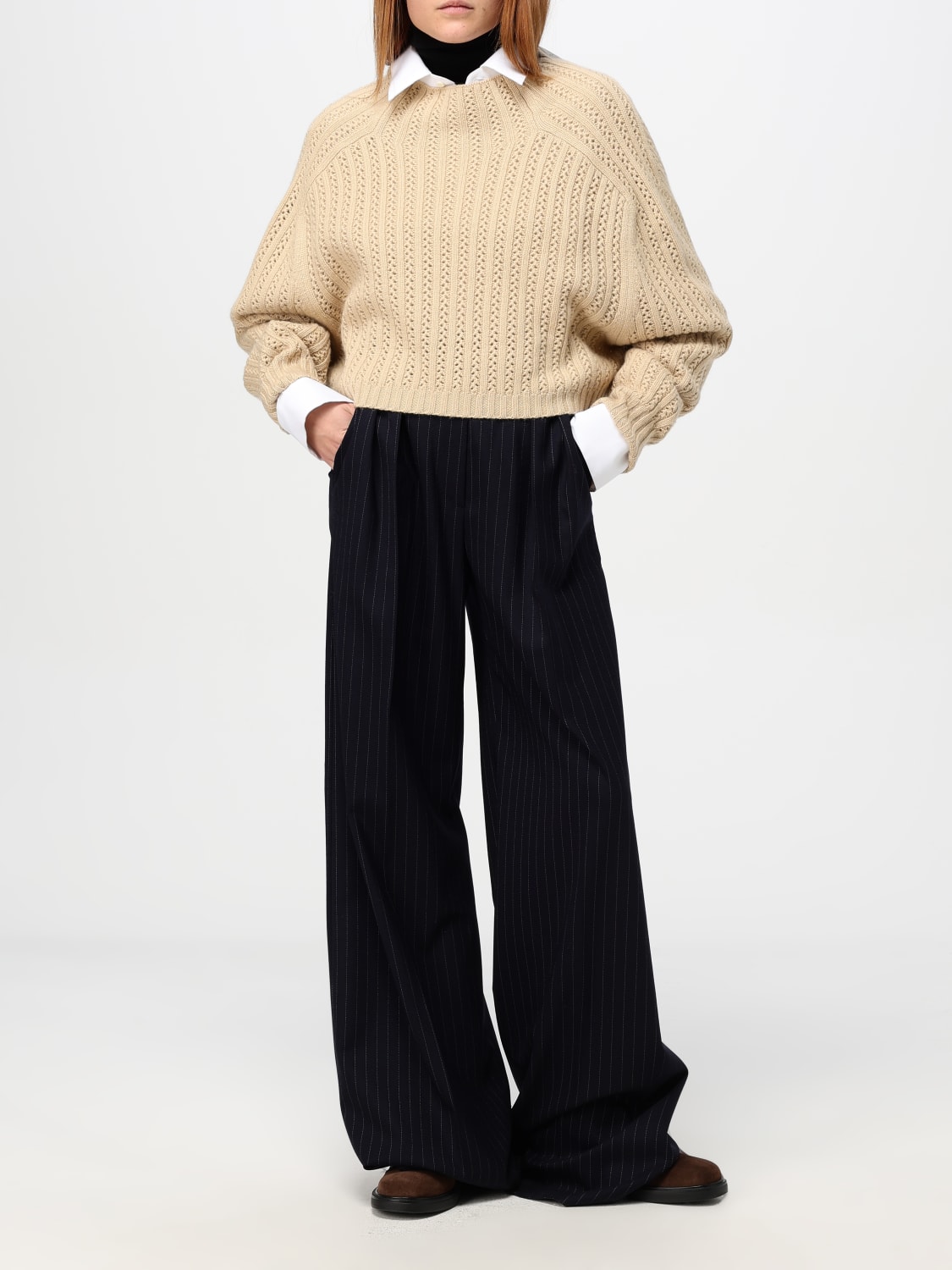 MAX MARA PANTS: Pants woman Max Mara, Blue - Img 2