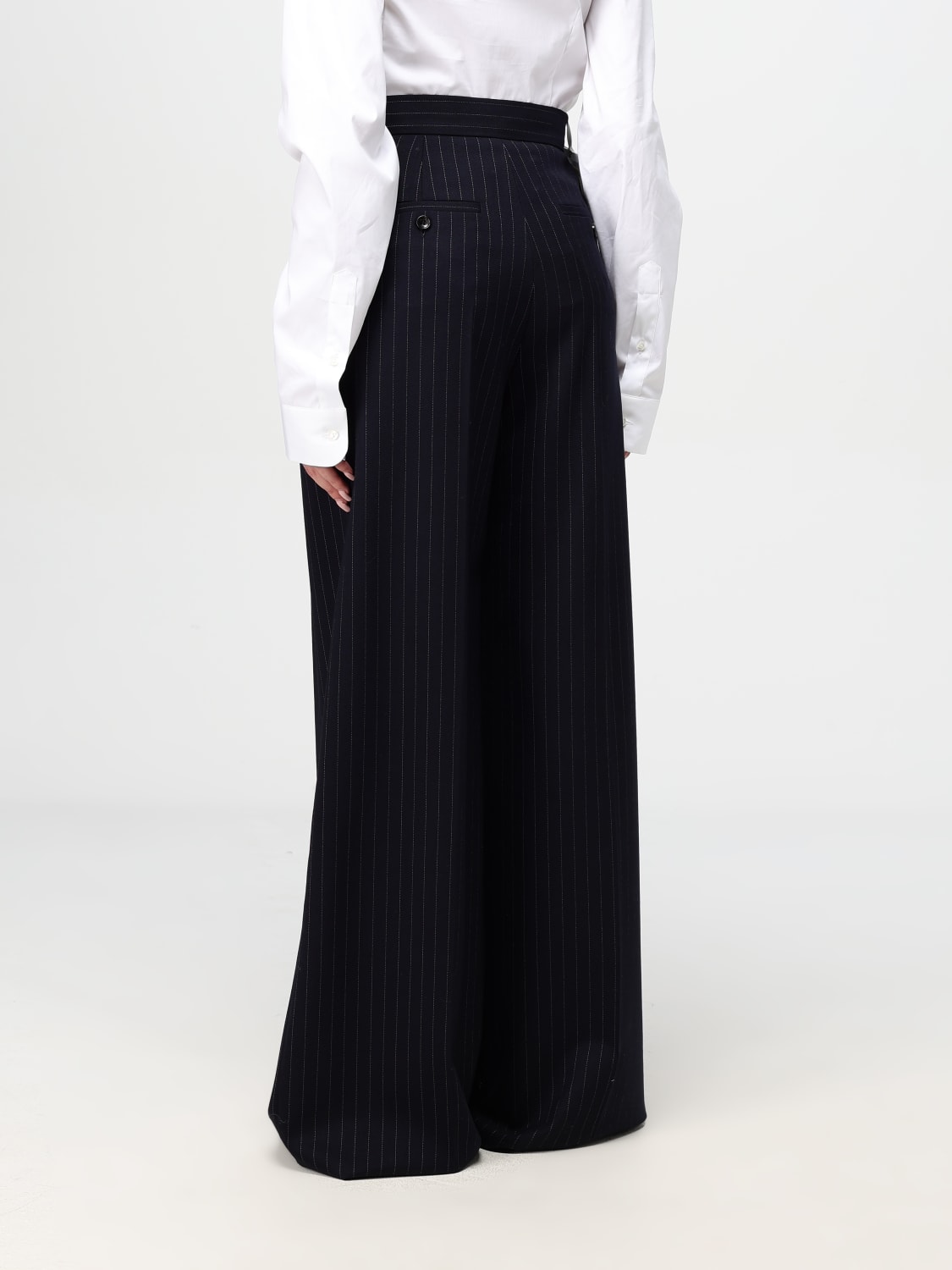 MAX MARA PANTALON: Pantalon femme Max Mara, Bleu - Img 3