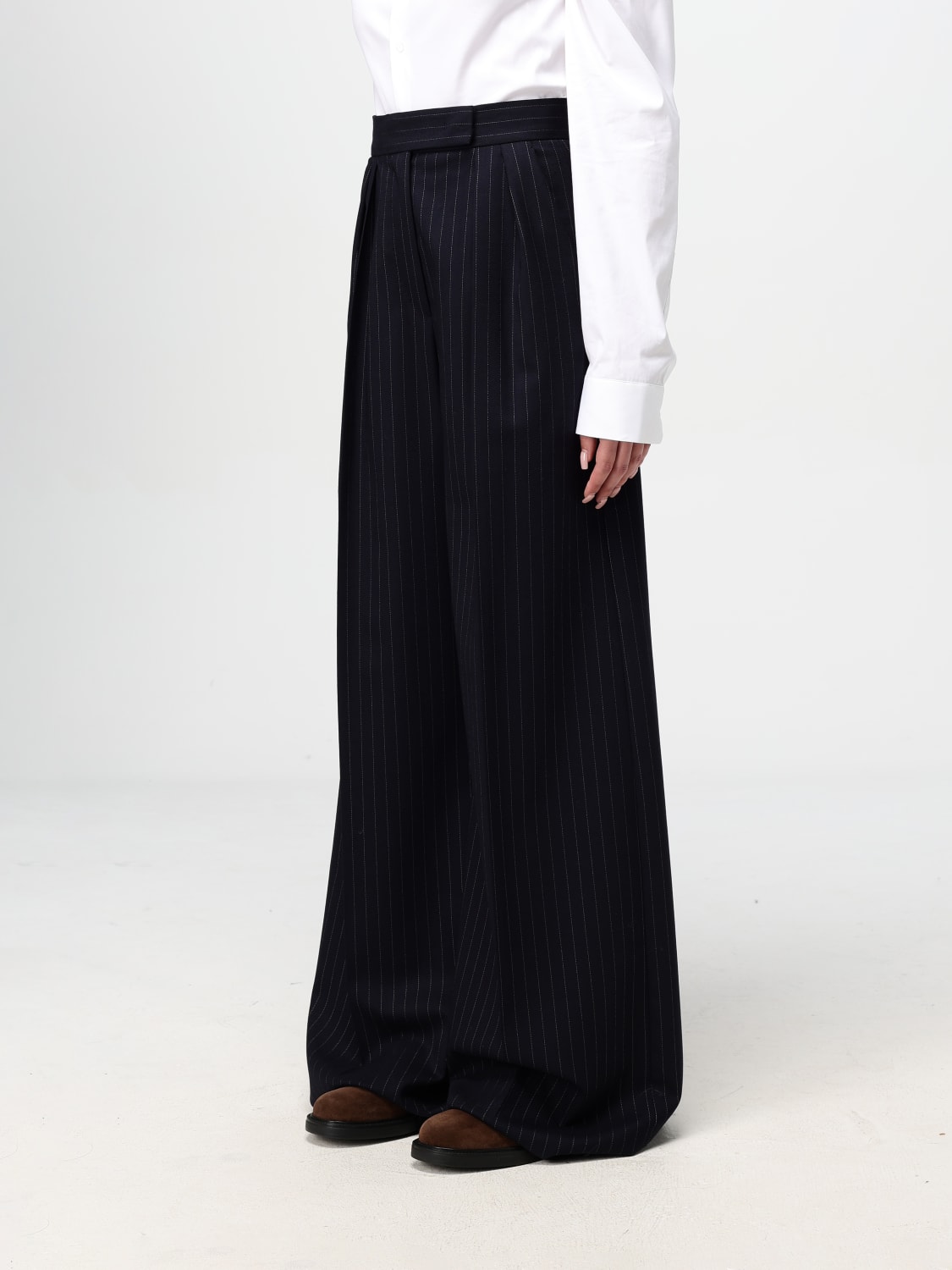 MAX MARA PANTS: Pants woman Max Mara, Blue - Img 4