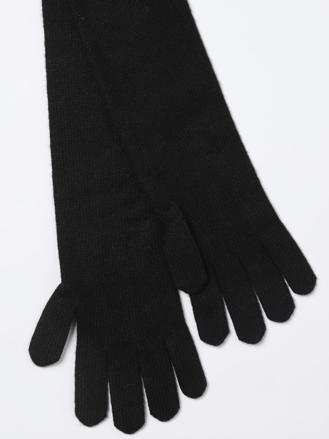 MAX MARA GLOVES: Gloves woman Max Mara, Black - Img 2