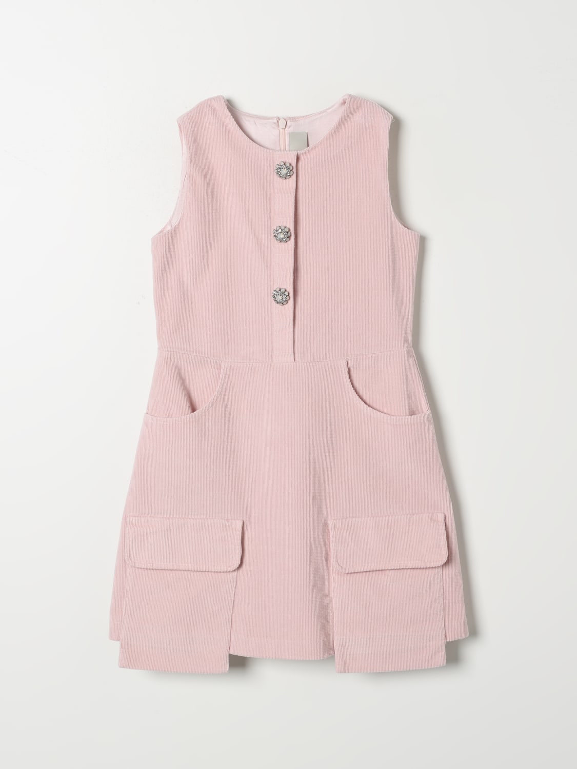 SIMONETTA DRESS: Dress kids Simonetta, Pink - Img 1