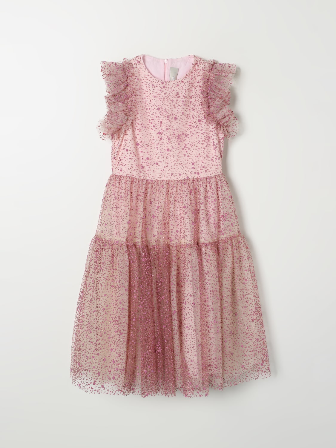 SIMONETTA DRESS: Dress kids Simonetta, Pink - Img 1